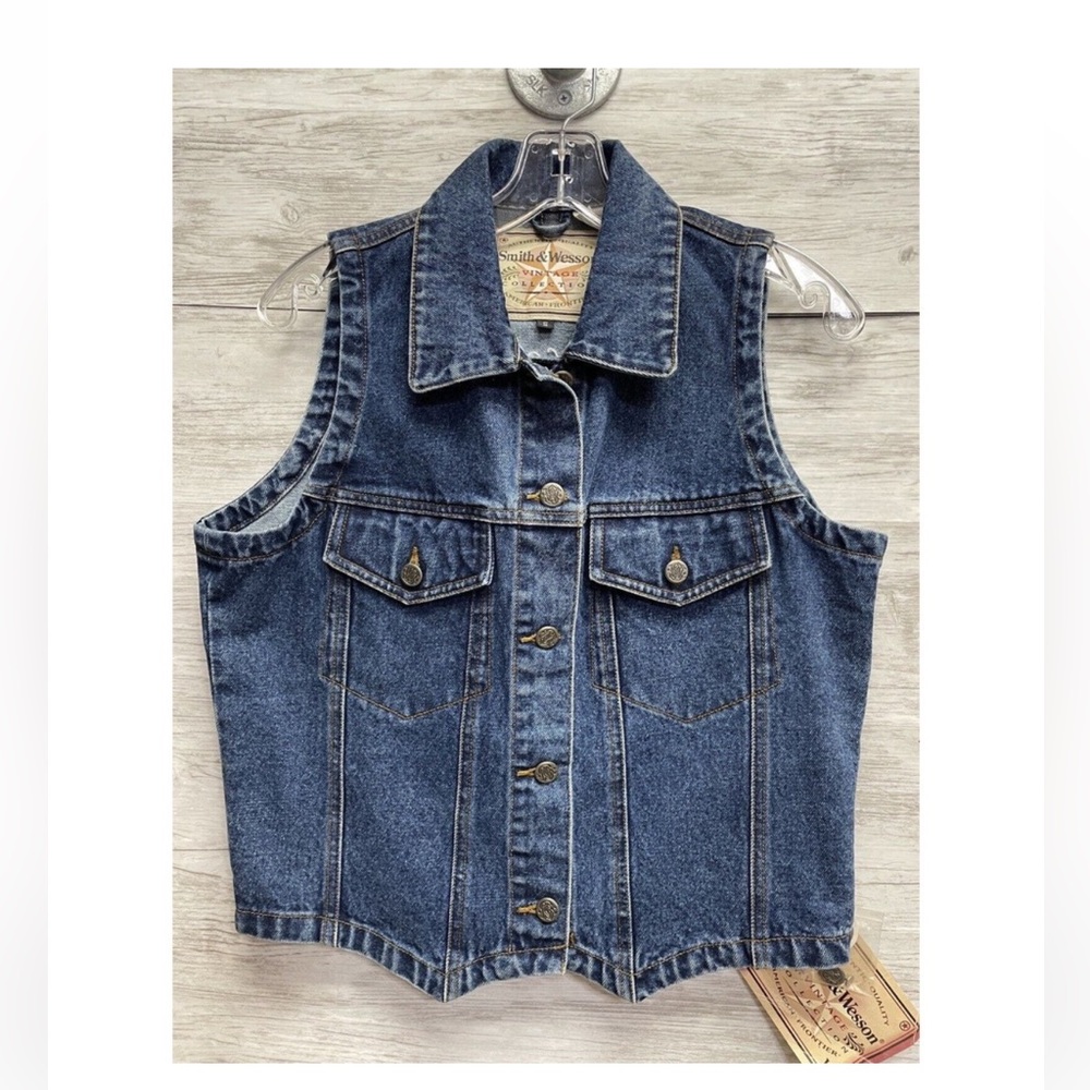 Smith & Wesson  - Ladies Denim Vest- Vintage Collection- NWT